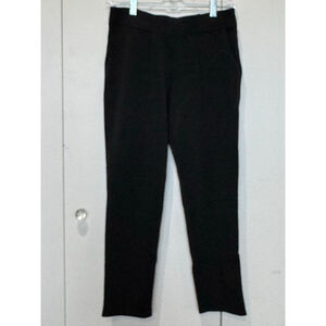 Women's Kirkland Signature Black Comfort ponte stretch pull on Trousers S